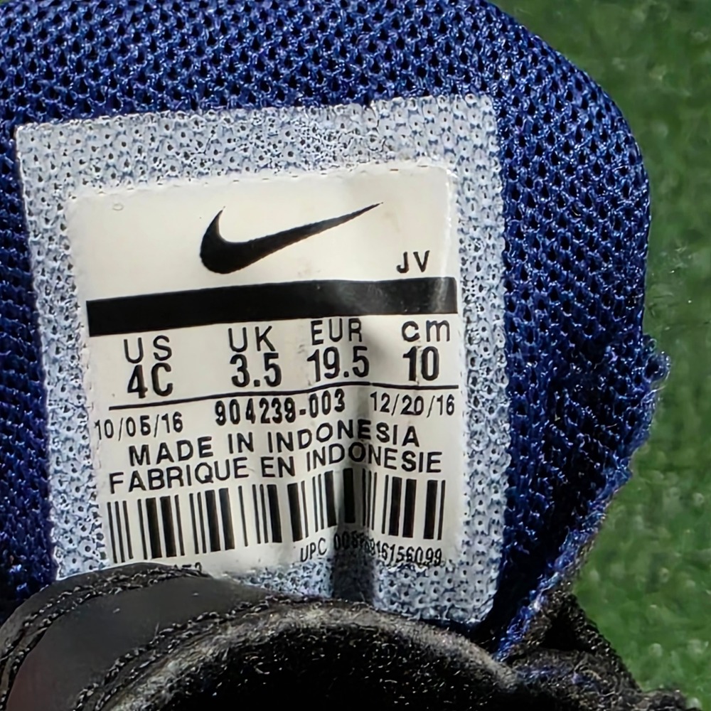 Nike Free RN Sense TD - Black and Dark Royal Blue - Toddler 4C - Picture 5 of 5